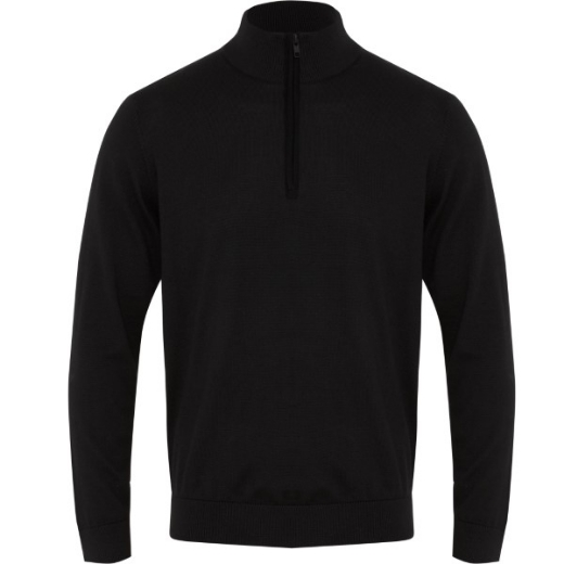 Picture of NNT Mens Long Sleeve Zip Neck Jumper
