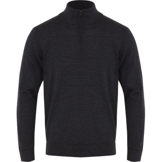 Picture of NNT Mens Long Sleeve Zip Neck Jumper