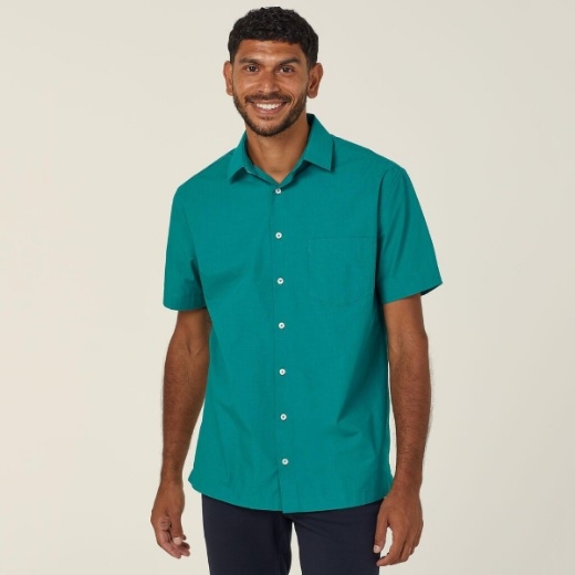 Picture of NNT Mens Textured Short Sleeve Shirt