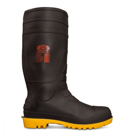 Picture of Kings by Oliver Safety Gumboot Black/Yellow