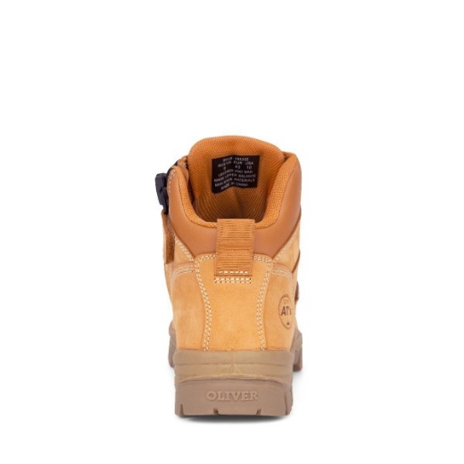 Picture of Oliver At's 130mm Lace up Zip Side Hiker Boot Wheat