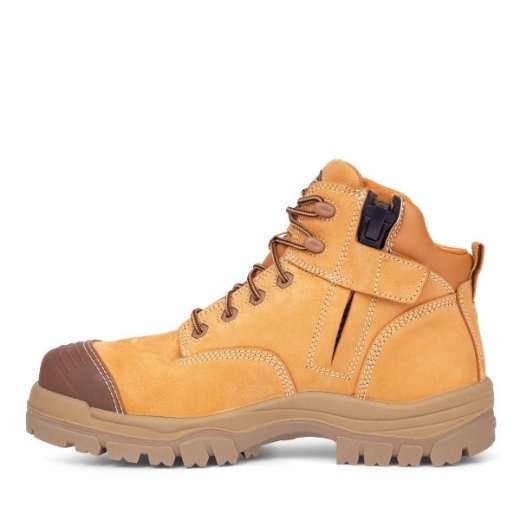 Picture of Oliver At's 130mm Lace up Zip Side Hiker Boot Wheat
