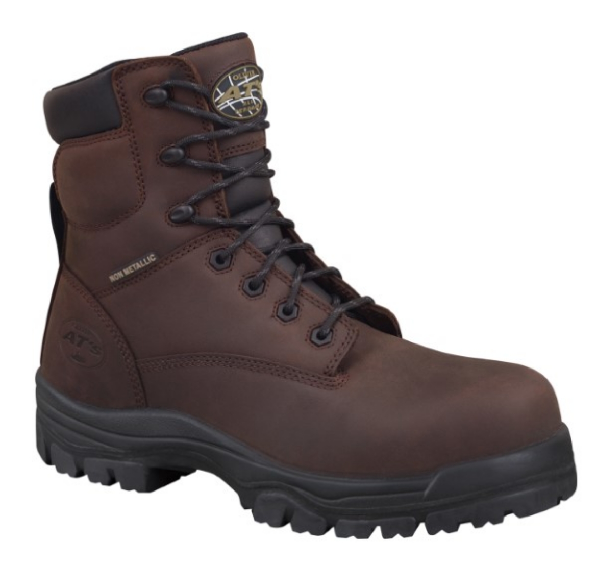 Picture of Oliver At'S Lace up Boot Composite Toe Cap Claret