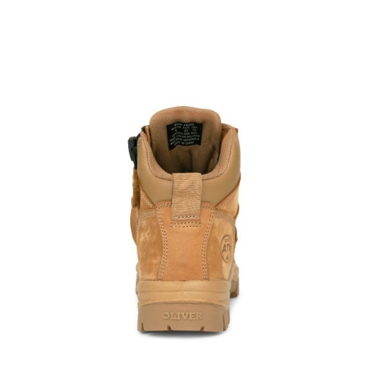 Picture of Oliver At's 130mm Lace up Zip Side Hiker Boot Stone