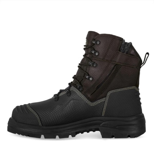 Picture of Oliver Boot At's Lace up Zip Side 150mm Caustic and Waterproof