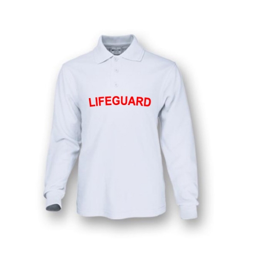 Picture of Bocini Unisex Cotton Back Long Sleeve Polo