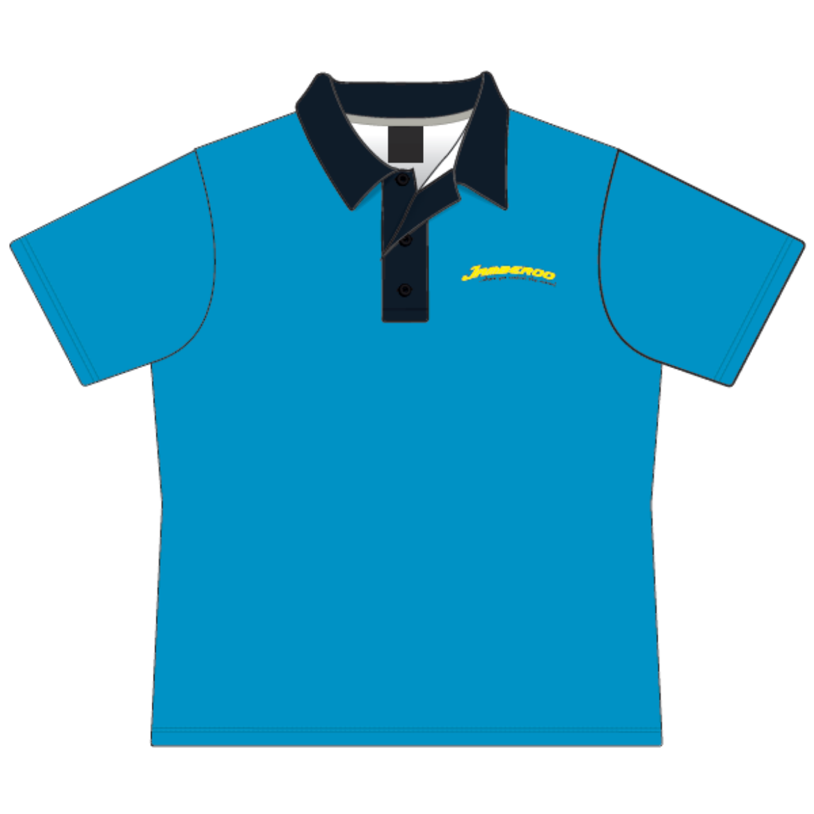 Picture of Sublimated Polo Shirt Short Sleeve Blue/Navy