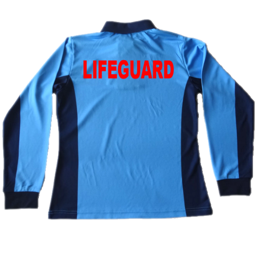 Picture of Sublimated Polo Shirt Long Sleeve Including LIFEGUARD Sub Print on Back