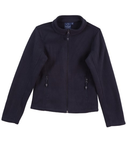 Picture of Winning Spirit Ladies Bonded Fleece Zip Front Jacket