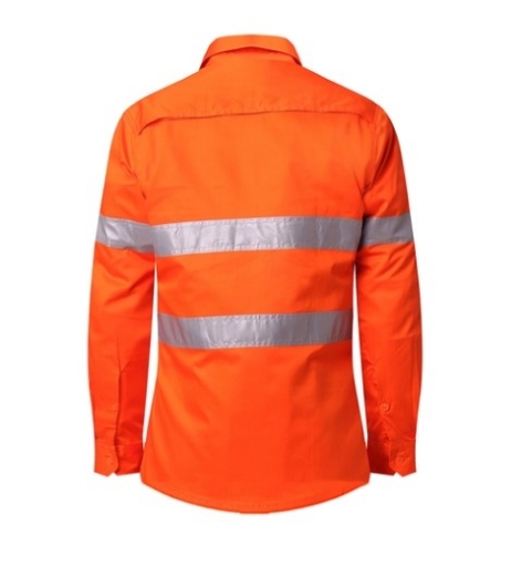 Picture of Ritemate Ladies Vented Lightweight Long Sleeve Shirt with Reflective Tape