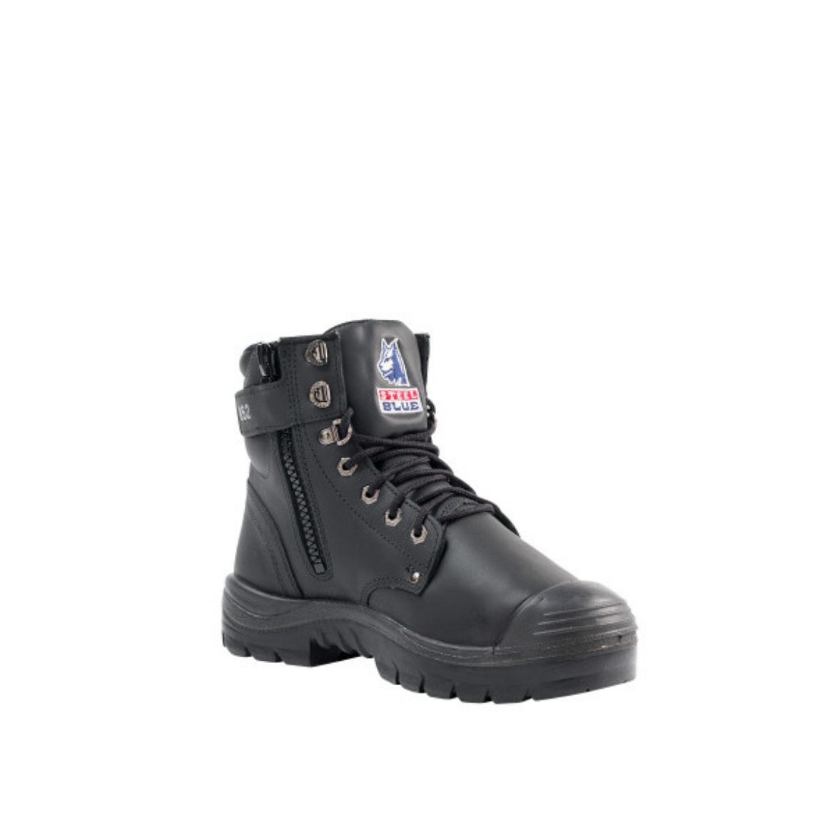 Picture of Steel Blue Argyle Zip Lace Up Metguard, PR Midsole, Nitrile Sole and Bump Cap