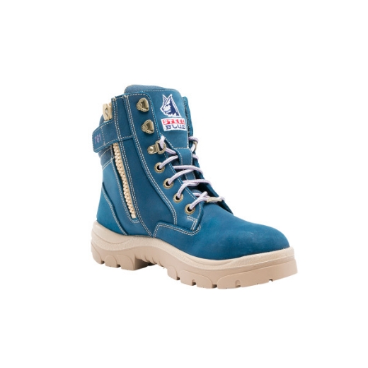 Picture of Steel Blue Ladies Southern Cross Zip Lace Up Boot TPU Sole (Limited Edition)