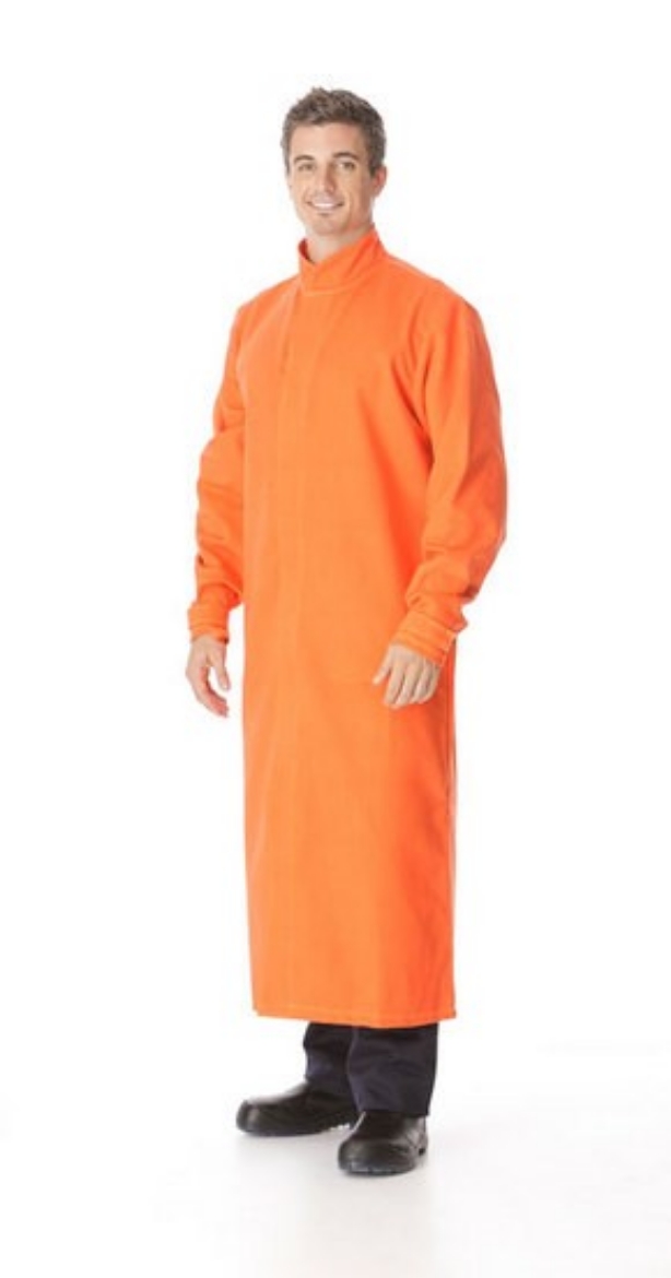 Picture of Westex Ultra Soft Triple Layer Switching Coat 1300mm Length ATVP 47 cal/cm² Orange