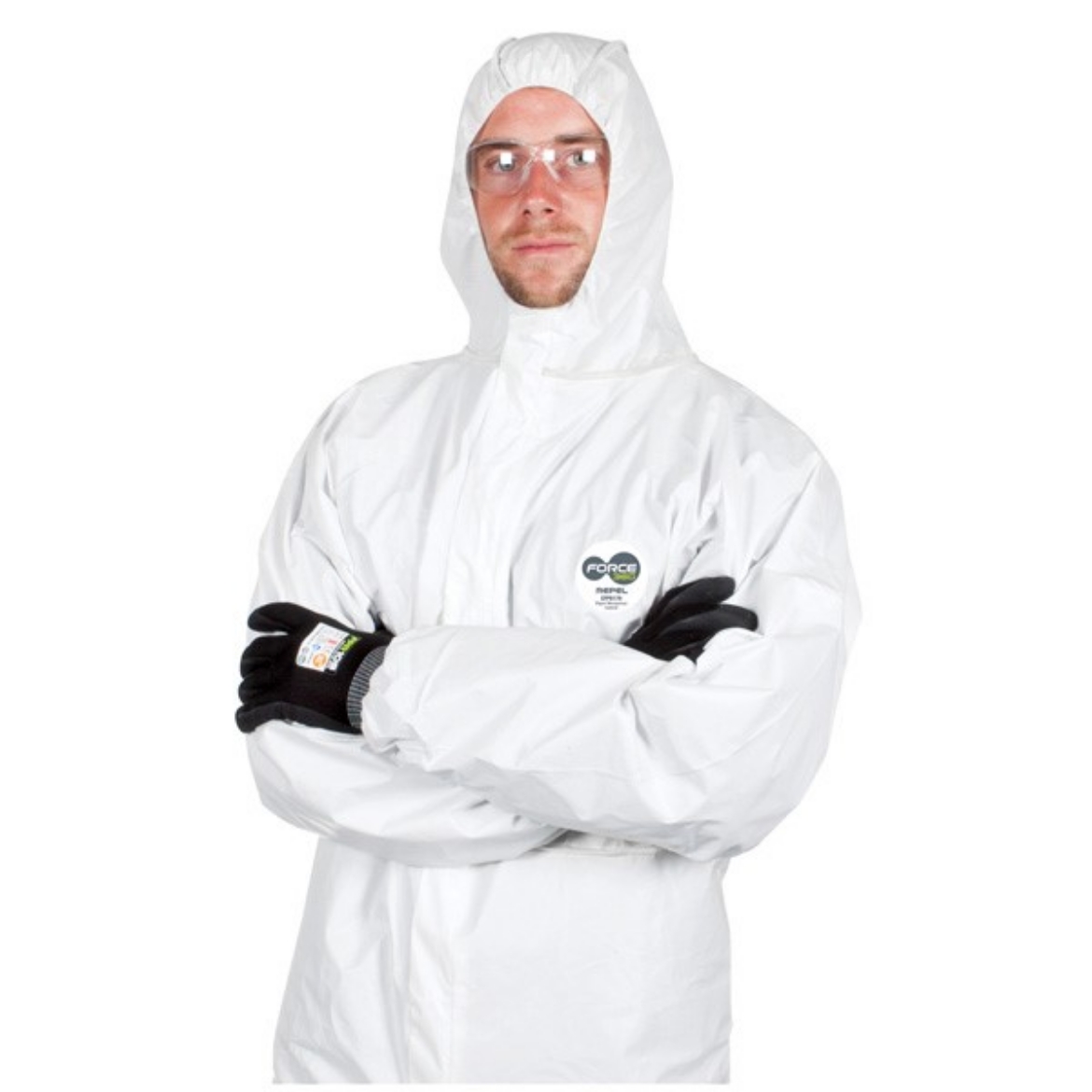 Picture of Force360 Repel Type 5,6 Disposable Coverall White
