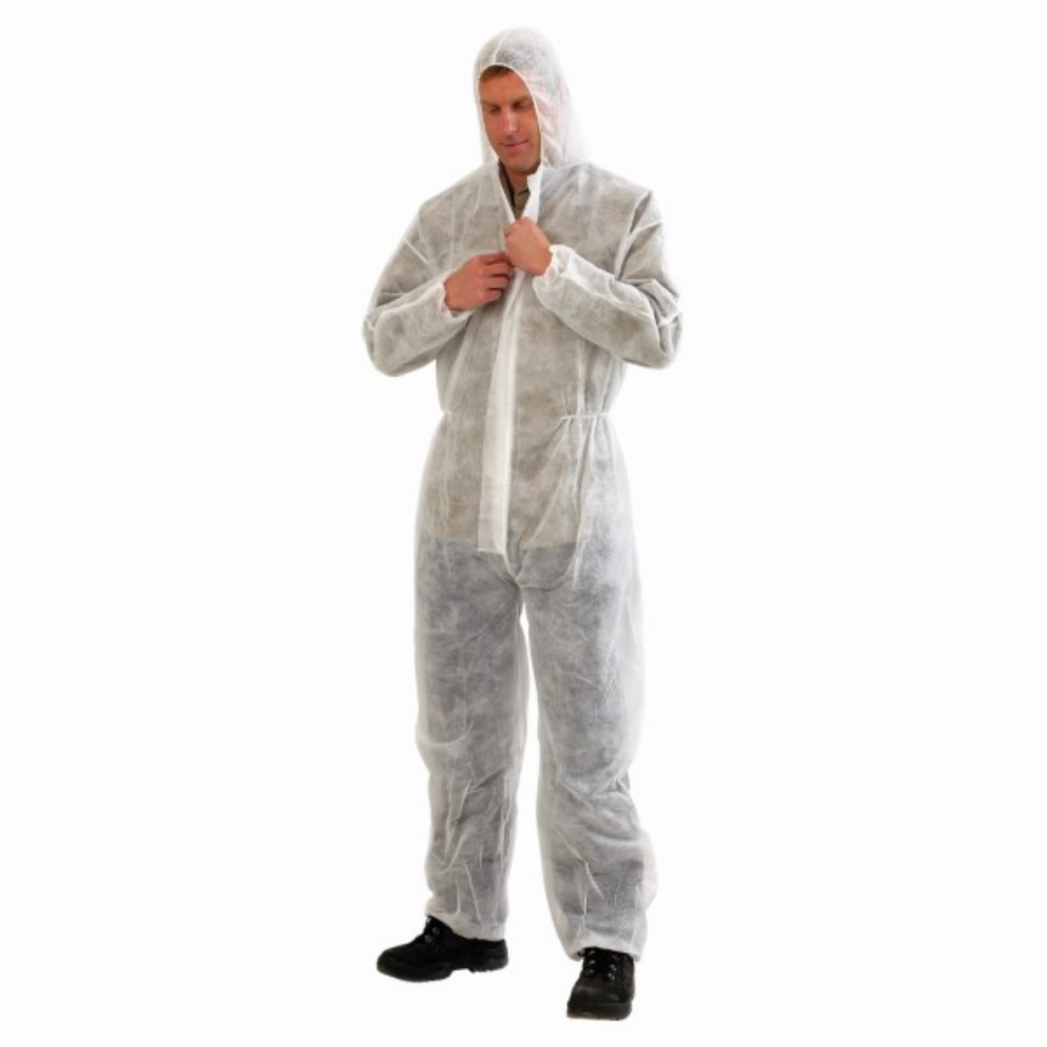 Picture of Pro-Choice Disposable Coveralls Leightweight White