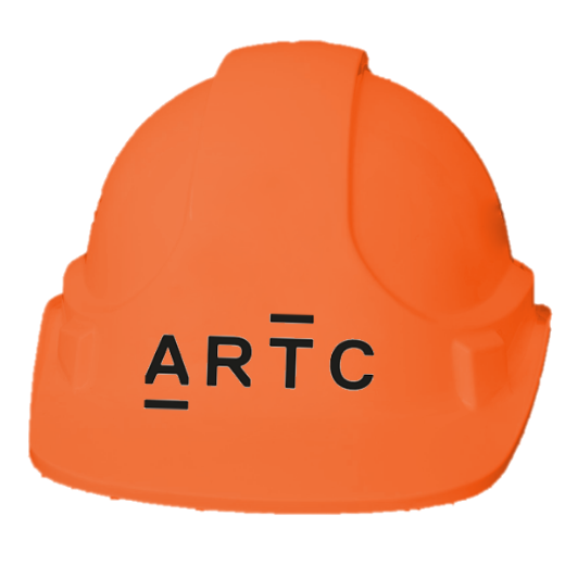 Picture of Unisafe UniLite Hard Hat Vented Orange ARTC 1 Colour Print (PP10005)