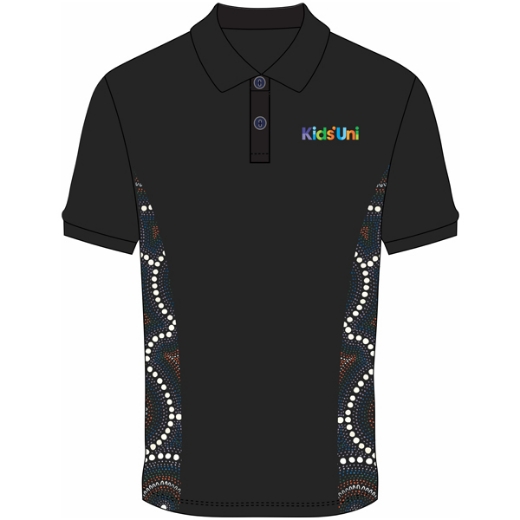 Picture of Indigenous Sublimated Cotton Polo including embroided Logos Front & Back