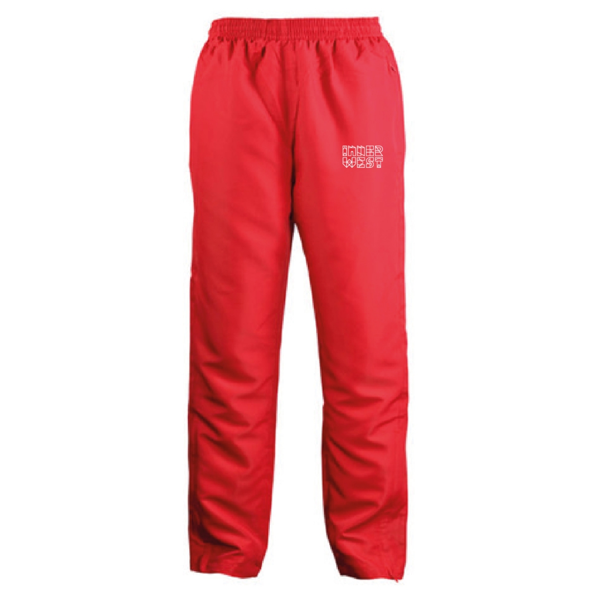 Picture of Track Pants Unisex Elastic Waist with Lining Red