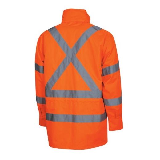 Picture of TRu Workwear 3 In 1 Jacket Oxford Polyester with X Pattern Reflective Tape (CF10002)