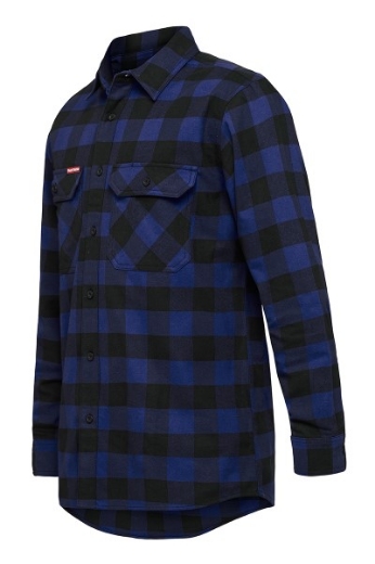 Picture of Hard Yakka Check Flannel Shirt Long Sleeve