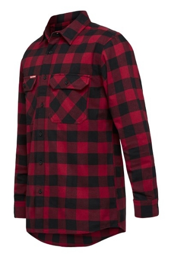 Picture of Hard Yakka Check Flannel Shirt Long Sleeve