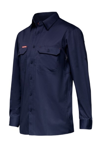 Picture of Hard Yakka Koolgear Cotton Twill Ventilated Shirt Long Sleeve