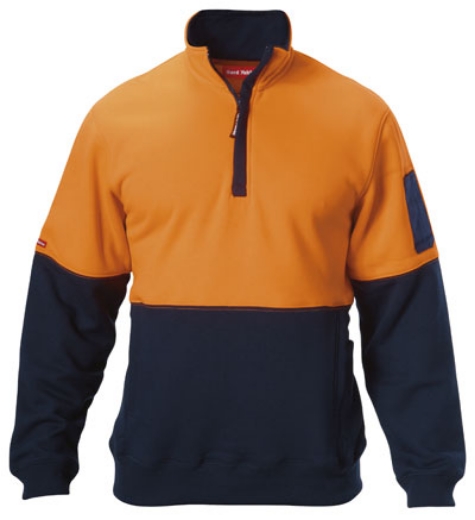 Picture of Hard Yakka Pullover Brushed Fleece 1/4 Zip