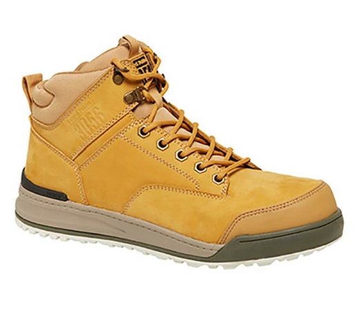 Picture of Hard Yakka 3056 Lace Up Zip Sided Boot Wheat