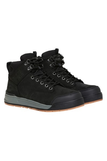 Picture of Hard Yakka 3056 Lace Up Zip Sided Boot Black