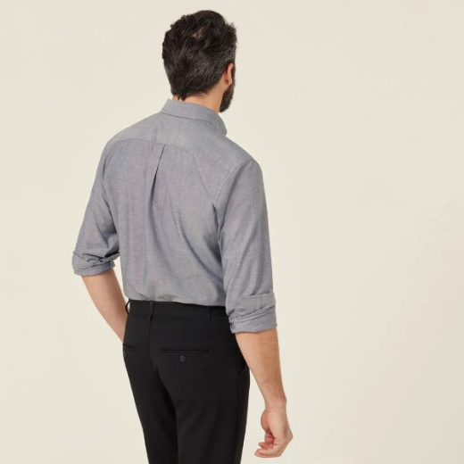 Picture of NNT Mens Cotton Chambray Long Sleeve Shirt