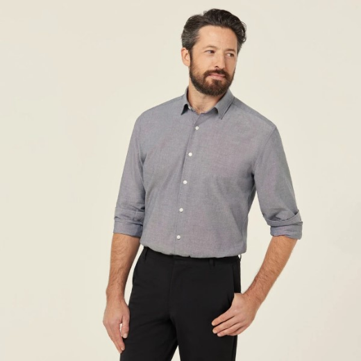 Picture of NNT Mens Cotton Chambray Long Sleeve Shirt