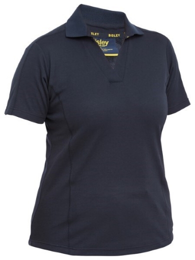 Picture of Bisley Polo Ladies Shirt Short Sleeve Cotton/Polyester Blend