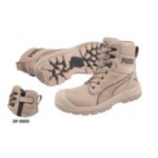Picture of Puma Safety Boot Conquest Stone Lace Up Zip Side with Composite Cap