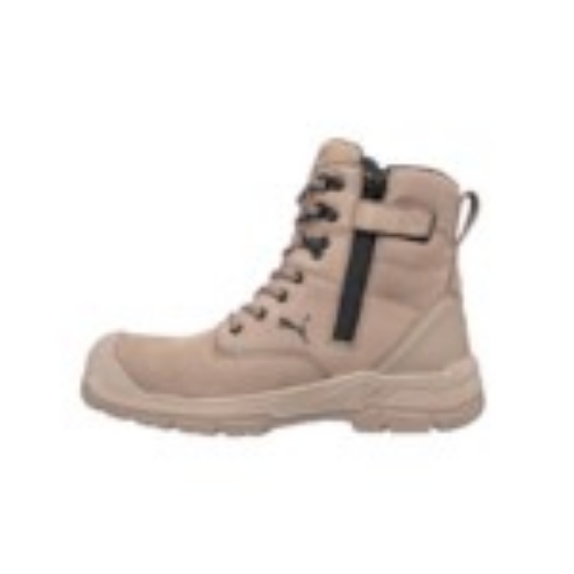 Picture of Puma Safety Boot Conquest Stone Lace Up Zip Side with Composite Cap