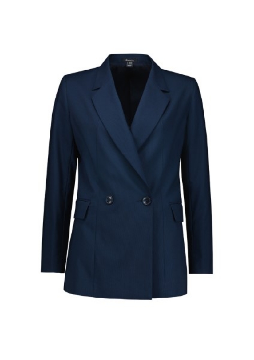 Picture of Biz Corporates Ladies Renew Double Breasted Longline Jacket