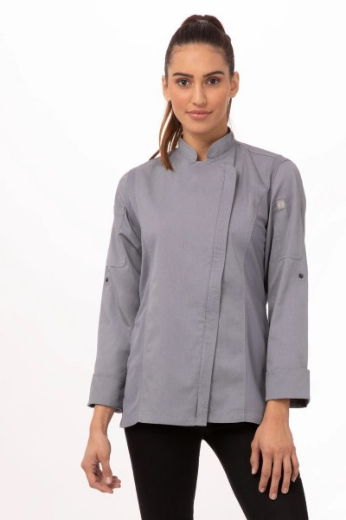 Picture of Chef Works Hartford Womens Zipper Chefs Jacket