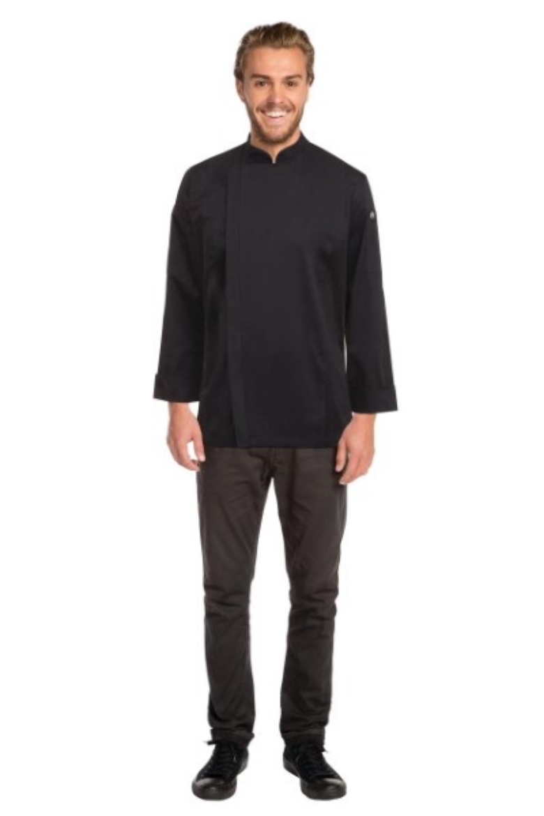 Picture of Chef Works Hartford Mens Zipper Chefs Jacket