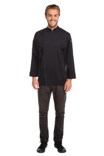 Picture of Chef Works Hartford Mens Zipper Chefs Jacket