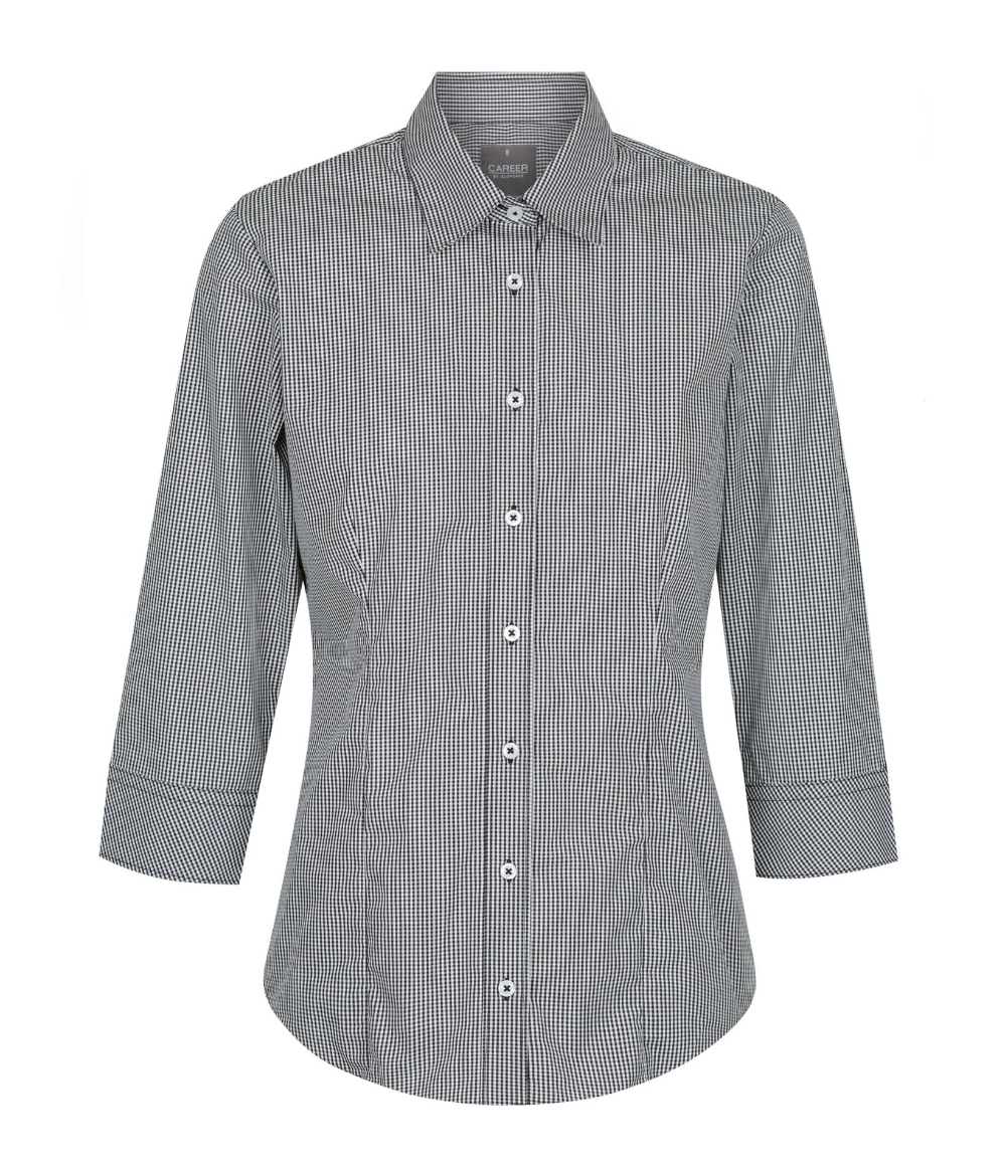 Picture of Gloweave Ladies Westgarth Gingham Check 3/4 Sleeve Shirt
