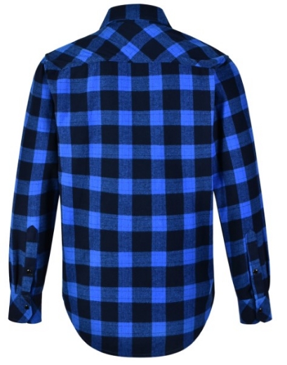 Picture of Winning Spirit Classic Flannel Plaid Long Shirt- Unisex