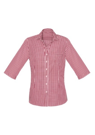 Picture of Biz Corporates Ladies Springfield Shirt 3/4 Sleeve