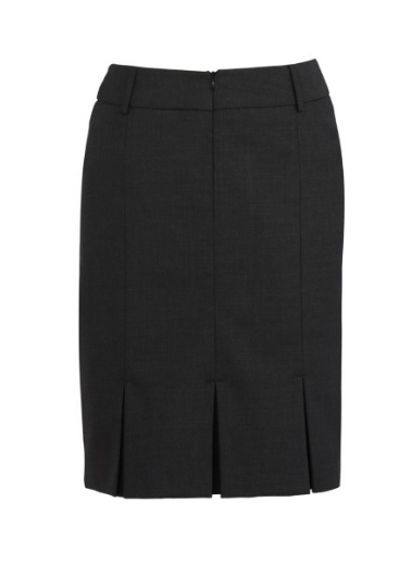 Picture of Biz Corporates Ladies Multi Pleat Comfort Wool Stretch Skirt