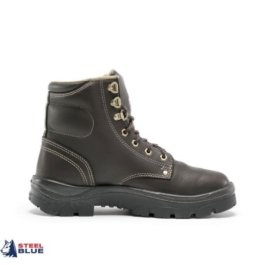 Picture of Steel Blue Argyle Lace up Boot TPU Sole