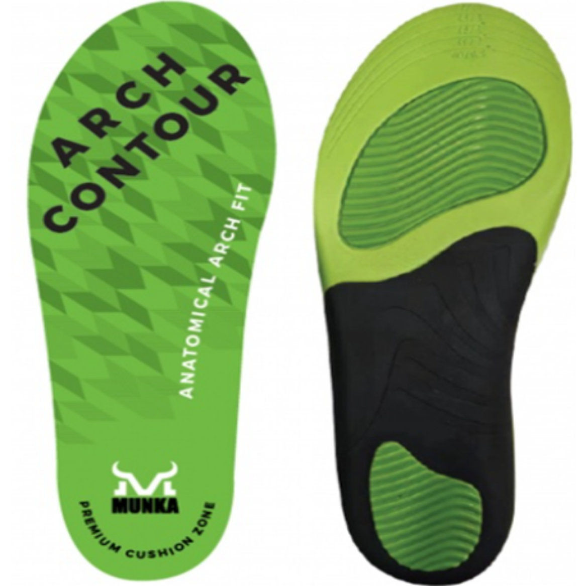 Picture of Munka Arch Contour Insole- 1 pair Green