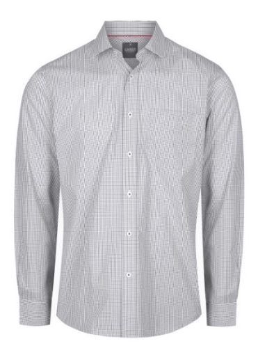 Picture of Gloweave Mens Fawkner Micro Check Shirt Long Sleeve