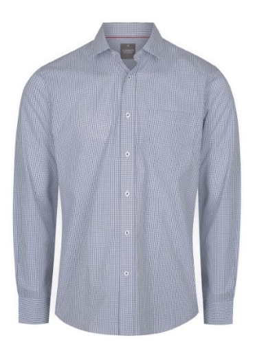 Picture of Gloweave Mens Fawkner Micro Check Shirt Long Sleeve
