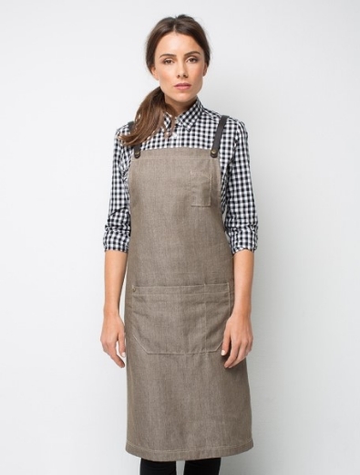Picture of Henry Bib Apron Including Leather Look Bib PU Straps