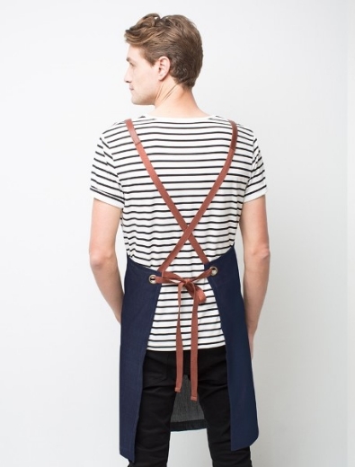 Picture of Henry Bib Apron Including Leather Look Bib PU Straps