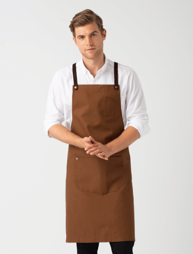 Picture of Henry Bib Apron Including Leather Look Bib PU Straps
