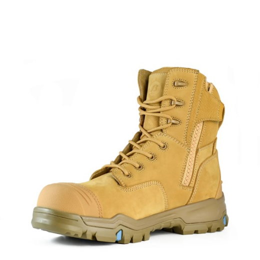 Picture of Bata Marto High Leg Zip Side Boot Wheat